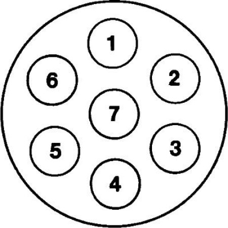 HELLA 8JB 001 943-041 - Trailer socket