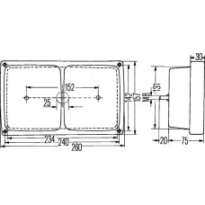 HELLA 2SD 004 431-011 - Feu arrière