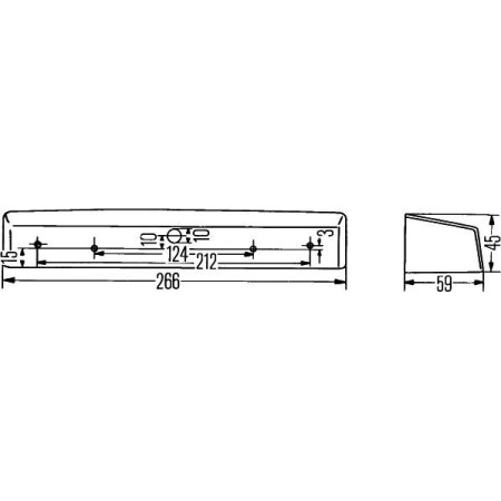 HELLA 2KA 004 525-001 - Licence Plate Light