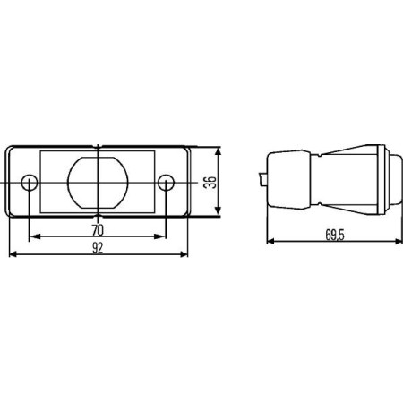 HELLA 2PS 008 382-007 - Side Marker Light