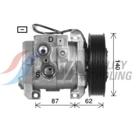 HIGHWAY AUTOMOTIVE 45033005 - Compressor, air conditioning