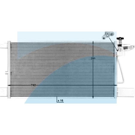 HIGHWAY AUTOMOTIVE 40045005 - Condenser, air conditioning
