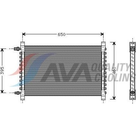 HIGHWAY AUTOMOTIVE 40057011 - Condenser, air conditioning