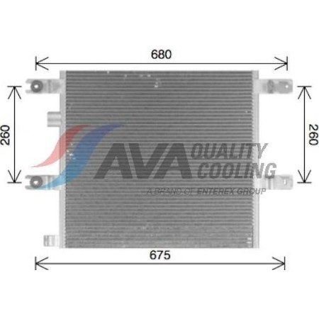 HIGHWAY AUTOMOTIVE 40057012 - Condenser, air conditioning