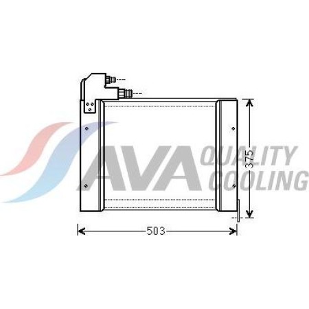HIGHWAY AUTOMOTIVE 40132002 - Condenser, air conditioning
