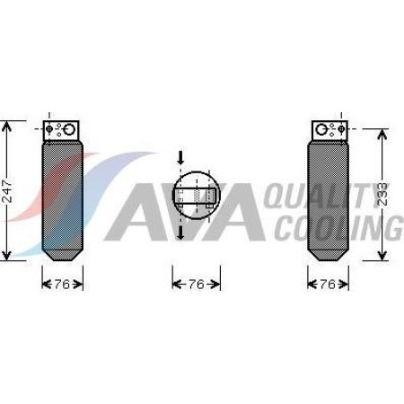 HIGHWAY AUTOMOTIVE 42045001 - Dryer, air conditioning