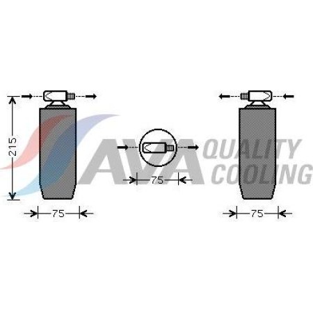 HIGHWAY AUTOMOTIVE 42041001 - Dryer, air conditioning