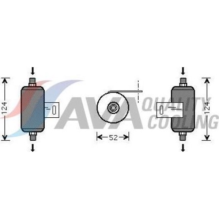 HIGHWAY AUTOMOTIVE 42011002 - Dryer, air conditioning