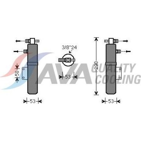HIGHWAY AUTOMOTIVE 42033005 - Dryer, air conditioning