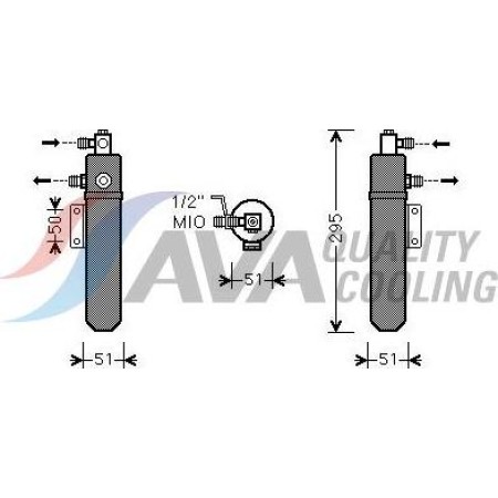 HIGHWAY AUTOMOTIVE 42033006 - Dryer, air conditioning