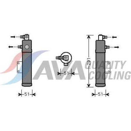 HIGHWAY AUTOMOTIVE 42033001 - Dryer, air conditioning
