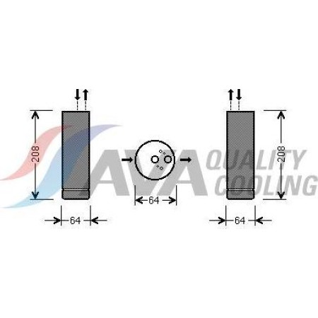HIGHWAY AUTOMOTIVE 42033003 - Dryer, air conditioning