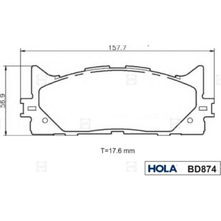 ABE C12120ABE - Brake Pad Set, disc brake pentru TOYOTA GAIA (1998–2004)