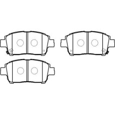 ABE C12086ABE - Kit pastiglie freno, Freno a disco pentru TOYOTA OPA (2000–2005)