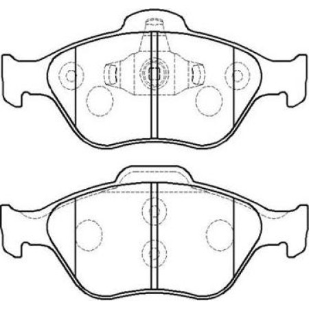 ABE C13053ABE - Brake Pad Set, disc brake pentru FORD FUSION (2002–2012)