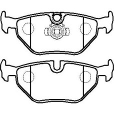 ABE C2B007ABE - Brake Pad Set, disc brake pentru BMW 5 Touring (1996–2004)