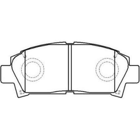 ABE C12063ABE - Brake Pad Set, disc brake pentru TOYOTA CARINA E VI Saloon (1992–1997)