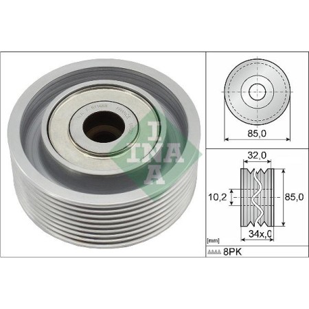 INA 532 0919 10 - Pulley, v-ribbed belt