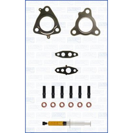 Ensemble de montage. turbocompresseur Kit de montage turbocompresseur avec joints HONDA ACCORD VII CIVIC VIII CR-V II CR-V III FR-V 2.2D 0 HONDA FR-V (BE), Berline, 08.2004 - Ajusa JTC11596