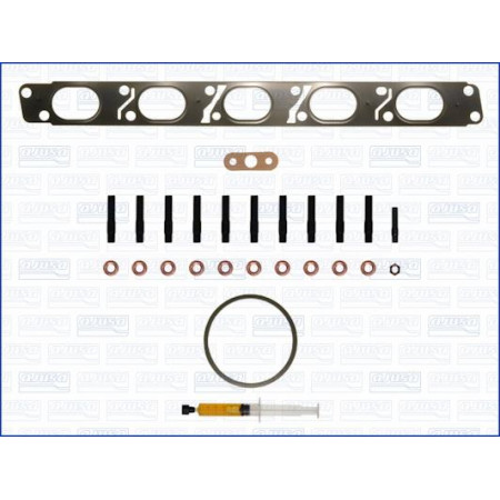 Assembly set. turbocharger Turbocharger assembly kit with gaskets VOLVO C30 C70 II S40 II S80 II V40 V50 V70 III FORD FOCU VOLVO C30 (533), Hatchback, 09.2006 - 12.2013 Ajusa JTC11523