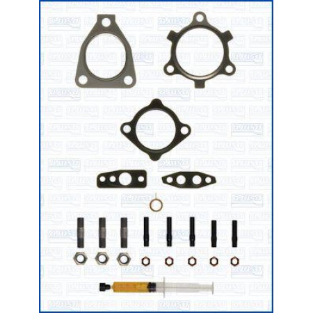 Ensemble de montage. turbocompresseur Kit de montage turbocompresseur avec joints TOYOTA FORTUNER HILUX HILUX VII LAND CRUISER LAND CRUISE TOYOTA LAND CRUISER PRADO II (_J9_), Crossover, 04.1995 - Ajusa JTC11611