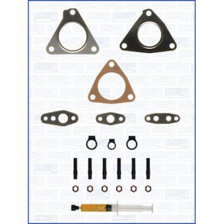 Conjunto de montaje. turbocompresor Kit de montaje turbocompresor con juntas NISSAN CARAVAN (E25), Autobús, 10.2000 - 01.2012 Ajusa JTC11624