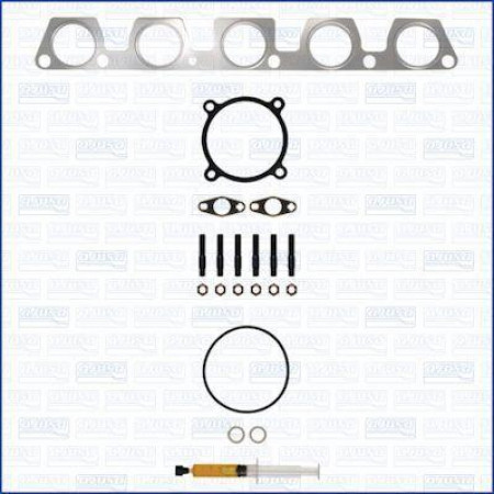 Montagesatz, Turbolader AUDI A3 II (8PA), Sportback, 09.2004 - 12.2015 Ajusa JTC11821