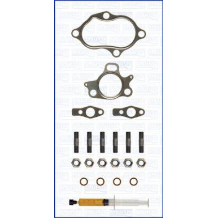 Conjunto de montaje. turbocompresor Kit de montaje turbocompresor con juntas MITSUBISHI 3000 GT 3.0 01.90-08.99 MITSUBISHI GTO (Z1_A), Compartimiento, 06.1989 - 12.2000 Ajusa JTC11745