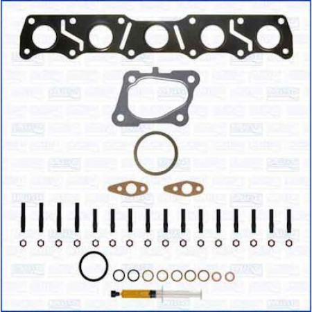 Set montaj. turbocompresor Turbocharger assembly kit with gaskets VOLVO S60 II S80 II V60 I V70 III XC60 I XC70 II 2.4D-2. VOLVO V70 (135), Estate Van, 09.2013 - Ajusa JTC11743