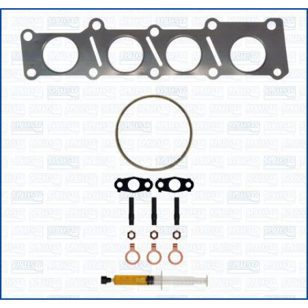 Ensemble de montage. turbocompresseur Kit de montage turbocompresseur avec joints VOLVO S60 II S80 II V60 I ​​​​V70 III XC60 I FORD GALAXY II JAGUAR XJ (X351), Berline, 10.2009 - Ajusa JTC11700