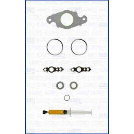 Conjunto de montaje. Turbocompresor Kit de montaje de turbocompresor con juntas. CITROEN C5 II C5 III C6 C8 FIAT ULYSSE LANCIA PHEDRA PEU CITROEN C5 II (RC_), Hatchback, 08.2004 - Ajusa JTC11723
