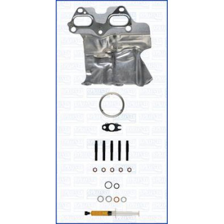 Conjunto de instalação, turbocompressor FIAT PANDA III (312_, 319_), Hatchback, 02.2012 - Ajusa JTC11776