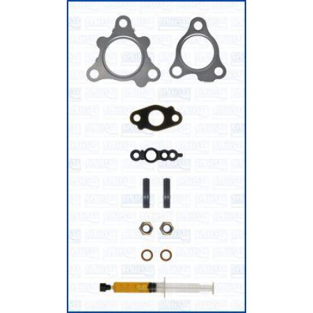 Montageset. Turbolader Turbolader-Bausatz mit Dichtungen mit Montageanleitung mit Dichtungen HYUNDAI I40 I 1.7D HYUNDAI i40 (VF), Limousine, 03.2012 - Ajusa JTC12187