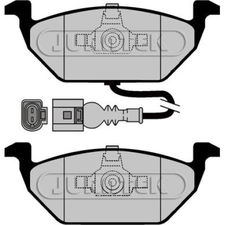 ABE C1A018ABE - Brake Pad Set, disc brake pentru VW POLO VI (2017–prezent)