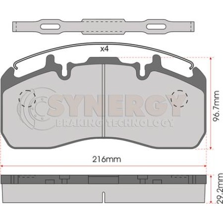 TRW GDB5102 - Brake Pad Set, disc brake