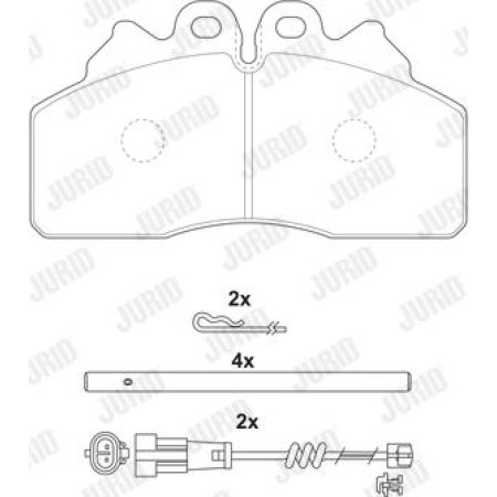 Textar 2925601 - Brake Pad Set, disc brake