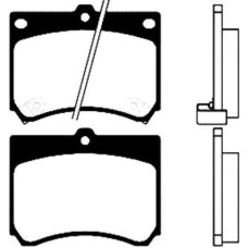 ABE C13035ABE - Kit pastiglie freno, Freno a disco pentru MAZDA 323 F VI (1998–2004)
