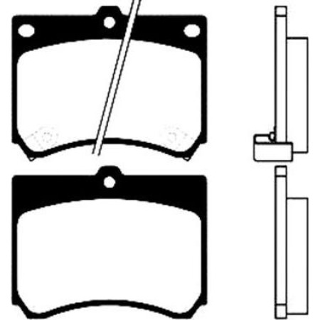 ABE C13035ABE - Brake Pad Set, disc brake pentru FORD ASIA & OCEANIA LASER / LASER LIDEA (1994–2003)