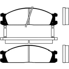 ABE C11039ABE - Bremsbelagsatz, Scheibenbremse pentru FORD MAVERICK (1993–1998)