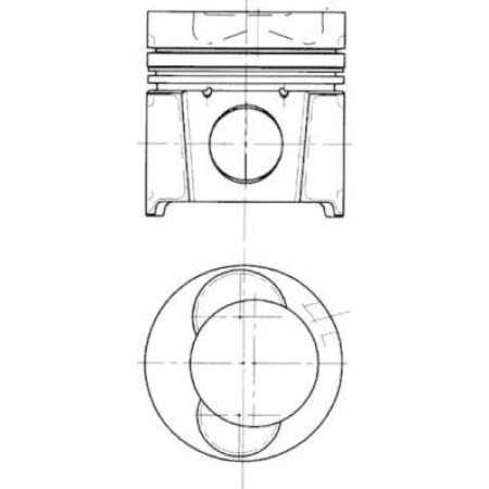 Kolbenschmidt 94487600 - Piston