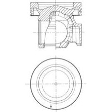 Kolbenschmidt 40834601 - Pistón