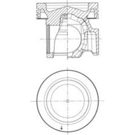 Kolbenschmidt 40834601 - Piston