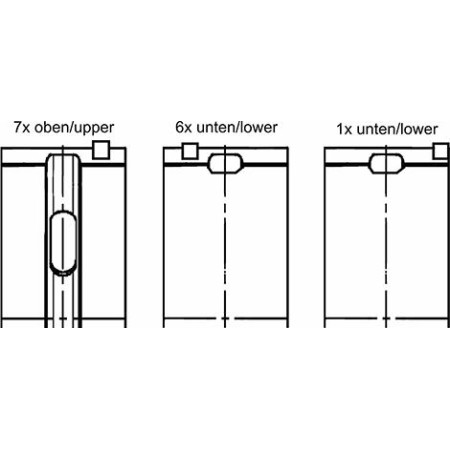 Kolbenschmidt 77957600 - Crankshaft Bearing Set