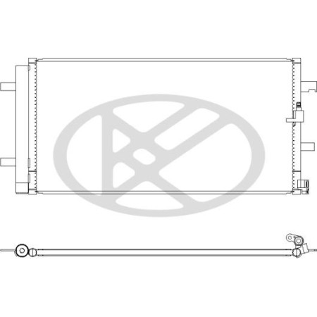 KOYORAD CD440877 - Condenser, air conditioning