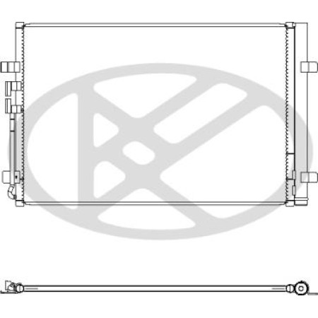 KOYORAD CD451196 - Condenser, air conditioning