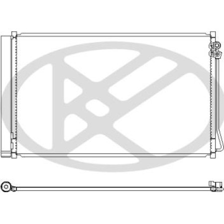 KOYORAD CD411053 - Condenser, air conditioning
