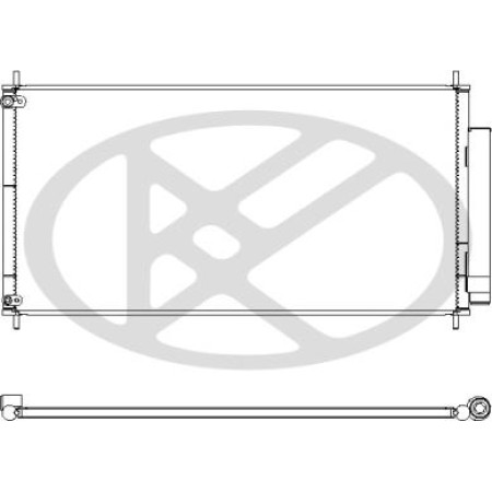 KOYORAD CD080858M - Condenser, air conditioning