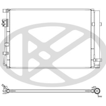 KOYORAD CD821297M - Condenser, air conditioning