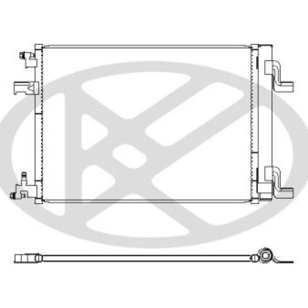 KOYORAD CD310493 - Condenser, air conditioning