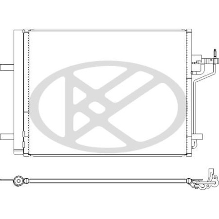 KOYORAD CD320991 - Condenser, air conditioning